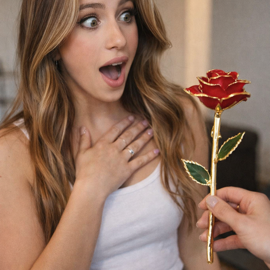 24k Gold Dipped Rose